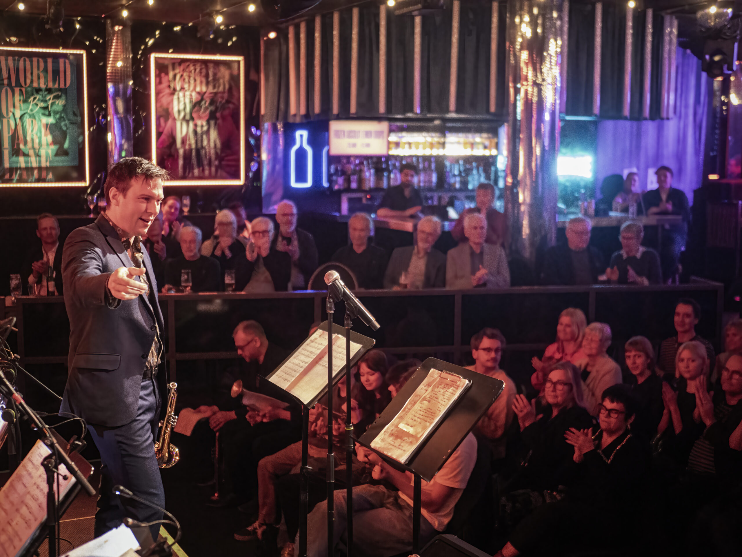 Publiken på Göteborg Jazz Orchestras måndagsspelning